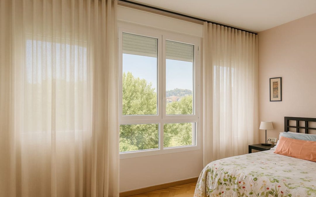 Cortinas a medida: proyecto con estores paqueto y cortinas onda perfecta