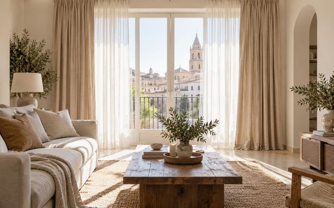 Cortinas y visillos juntos: cuándo merece la pena combinarlos